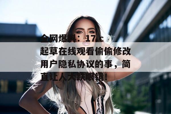 全网爆料：17.c 起草在线观看偷偷修改用户隐私协议的事，简直让人大跌眼镜！